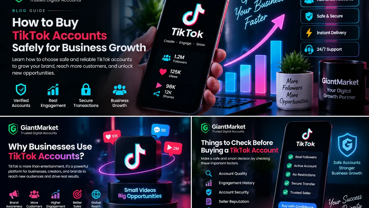 How to Buy TikTok Accounts Safely for Business Growth