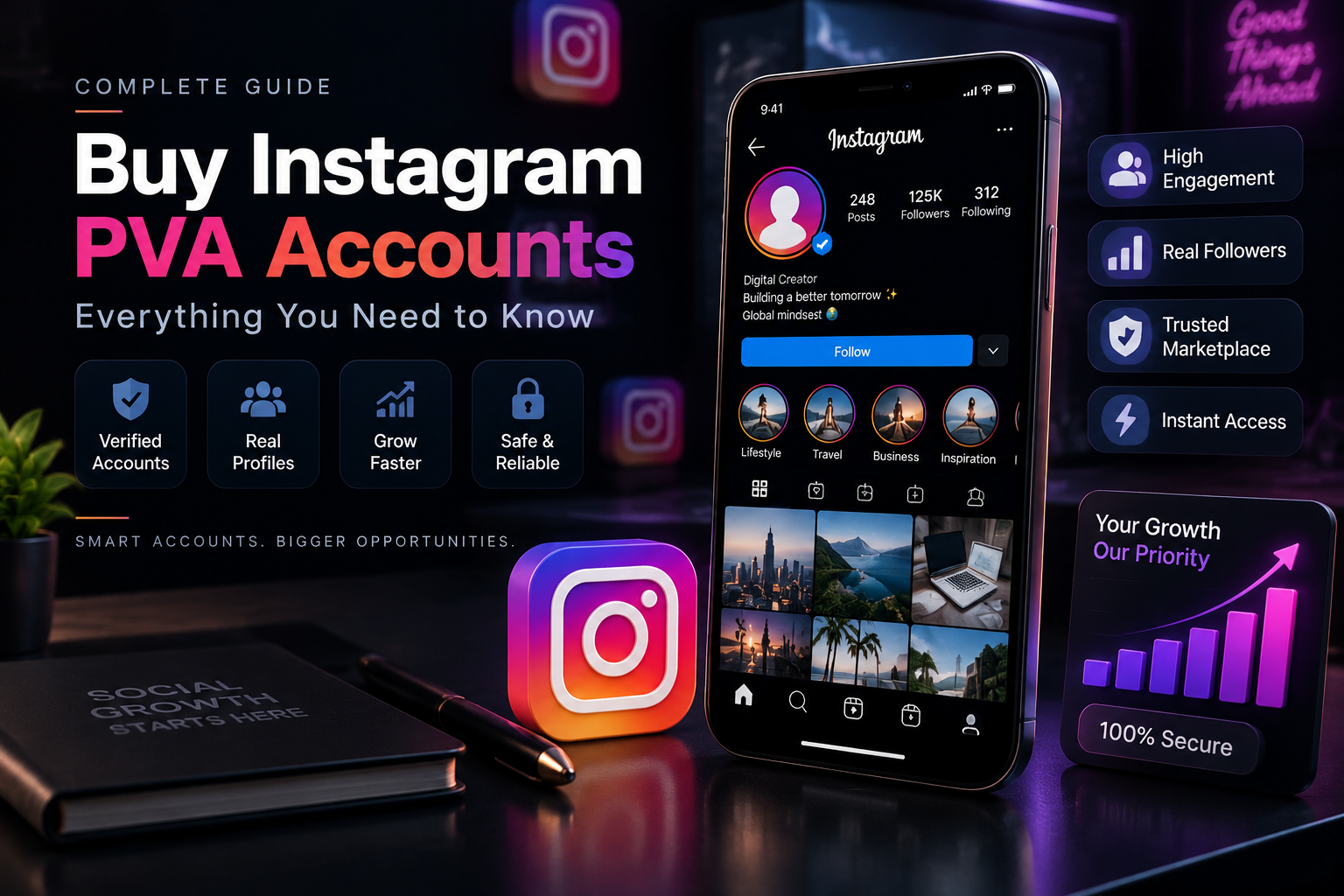 Buy Instagram PVA Accounts: Everything You Need to Know